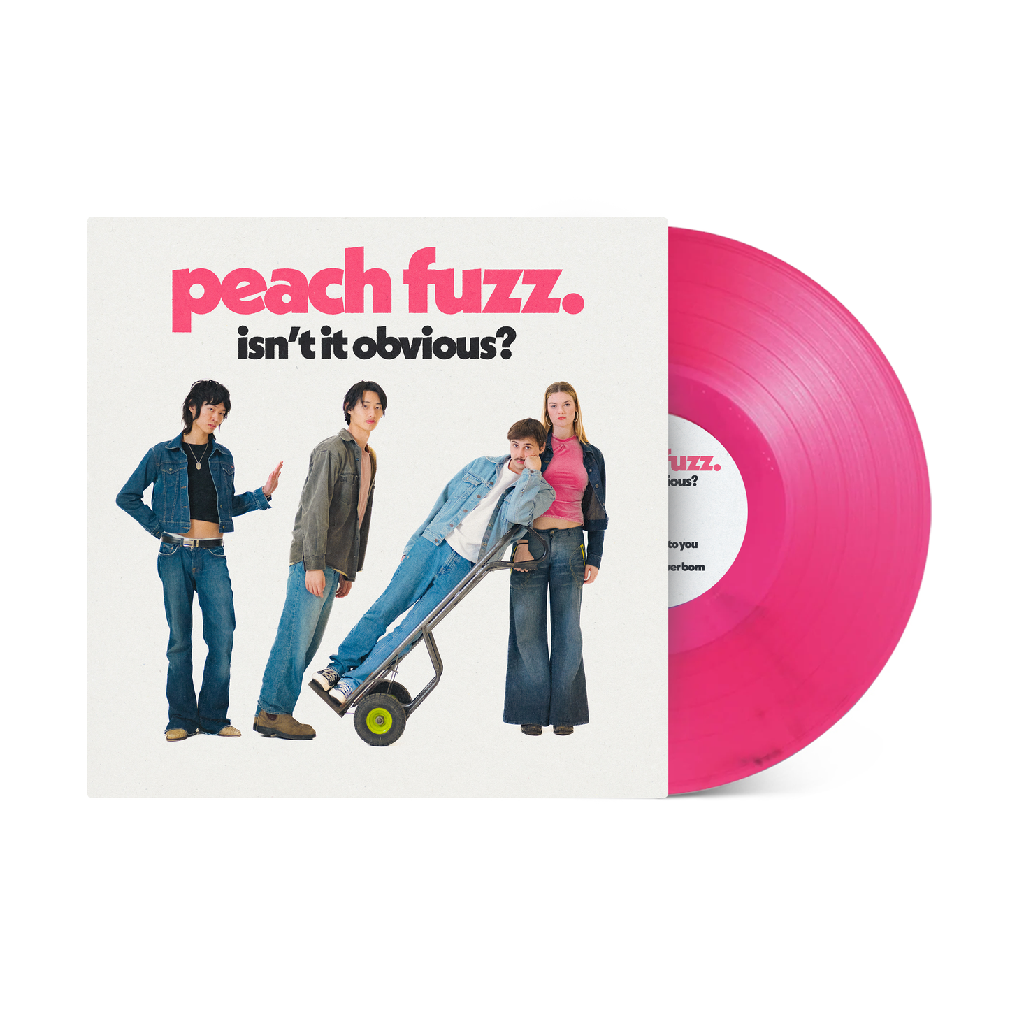PRE-ORDER Peach Fuzz – 'Isn't It Obvious?' EP 12" Pink Colour Vinyl LIMITED EDITION