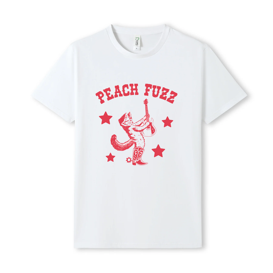 Peach Fuzz 'Cowboy Cat-arist!' Large-Sized Tee LIMITED EDITION